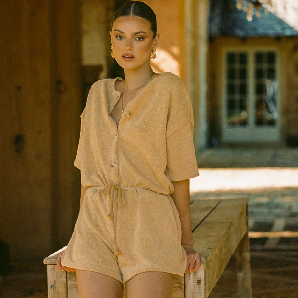 Sabo Skirt Juniper Playsuit - Mustard